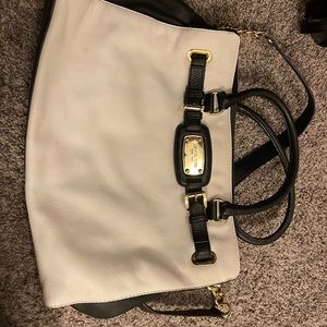 Black & white micheal kors handbag